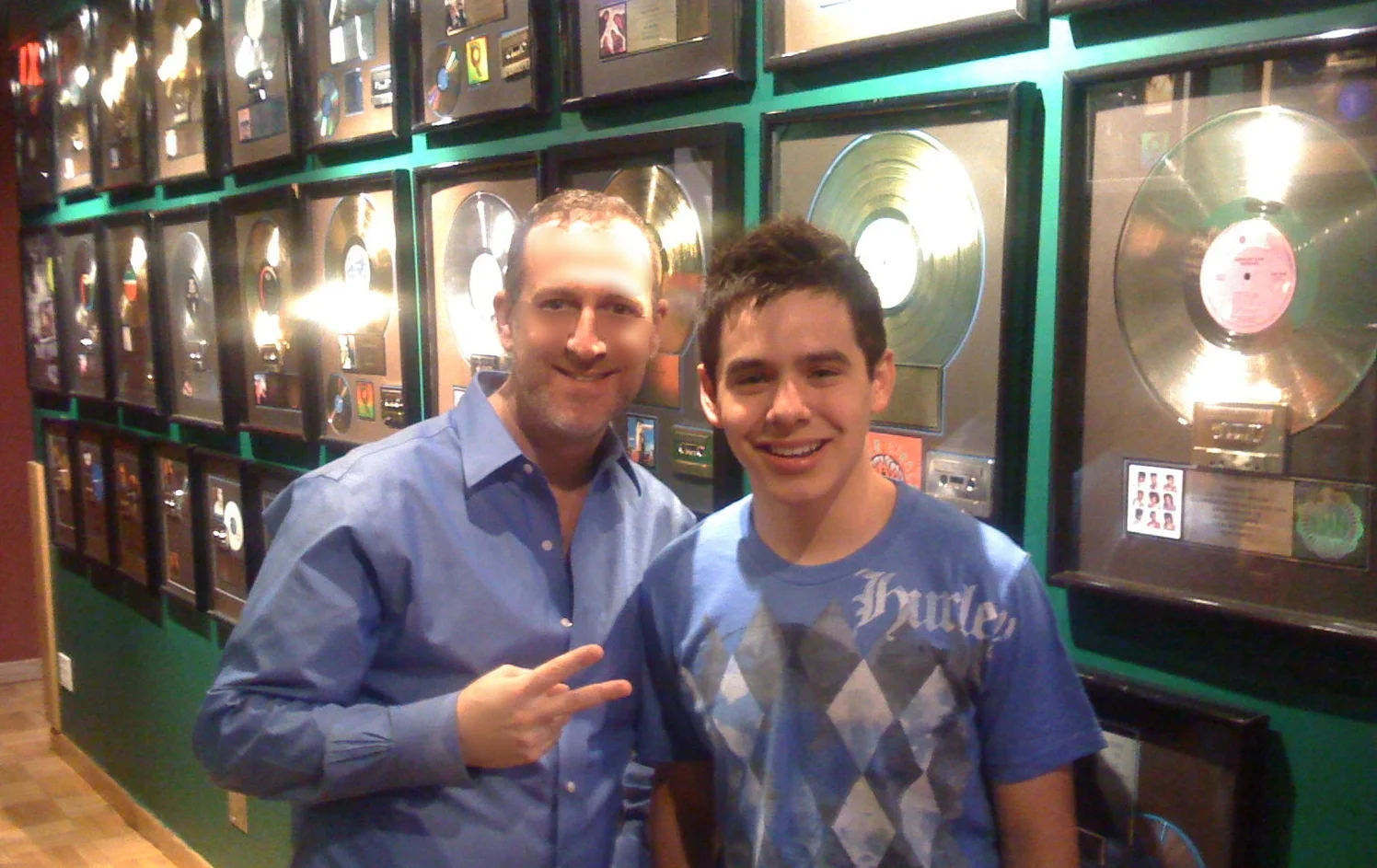    Working with David Archuleta from American Idol 