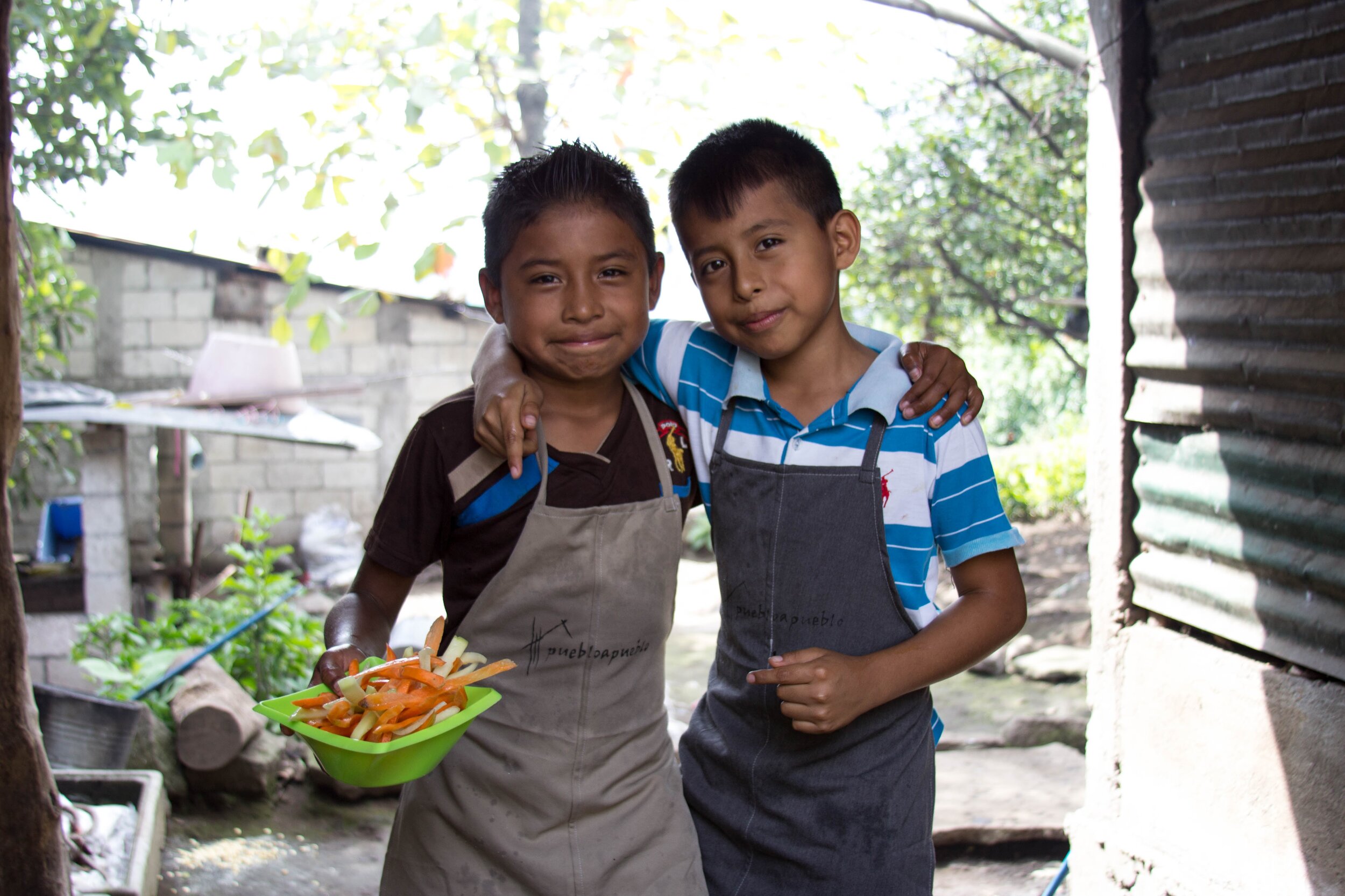  Students at a School Nutrition project training 
