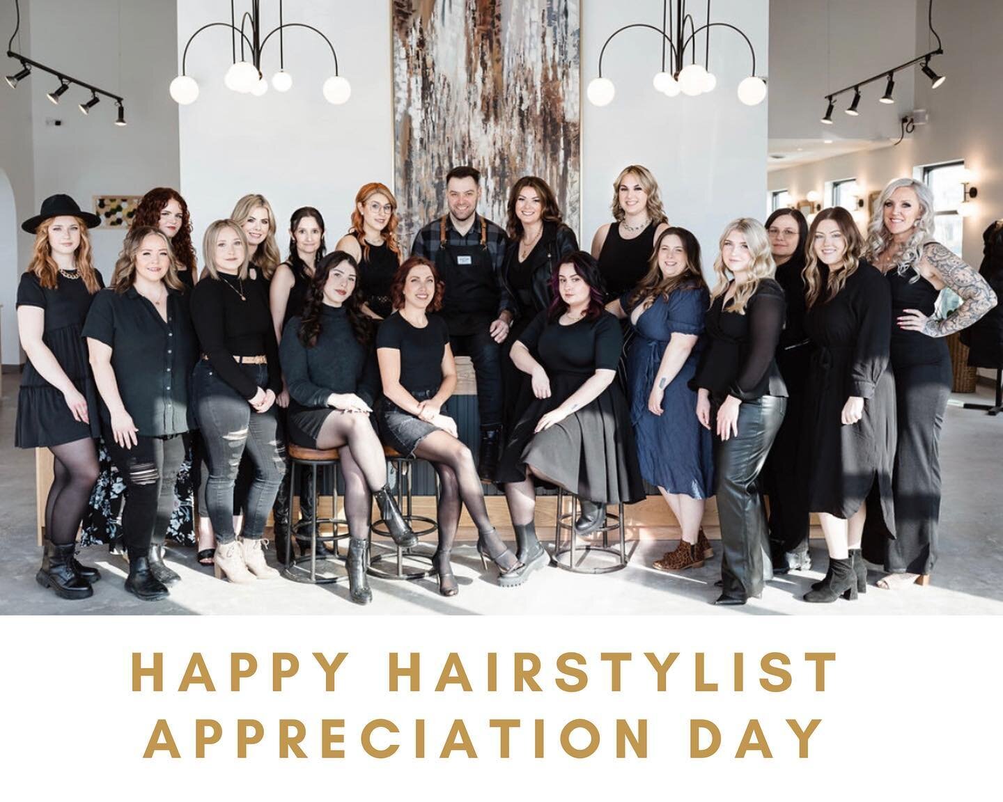 Happy Hairstylist Appreciation Day to the @passionsbeautystudio &amp; @the_barber_corner styling team and to all the amazing stylists out there. 🤍🤍