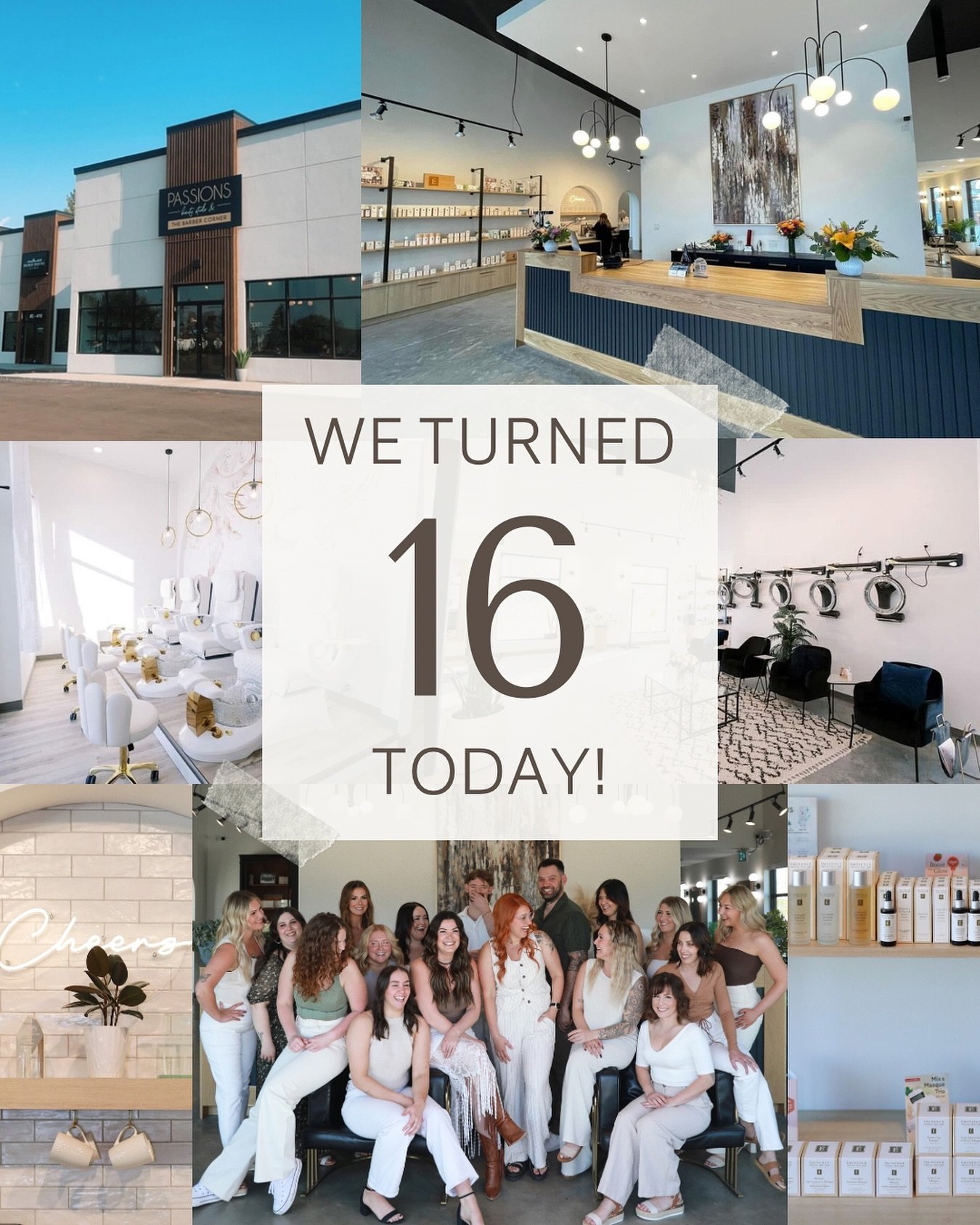 Today is the official 16th anniversary of Passions Beauty Studio! 🥂 

A HUGE thank you to our community and wonderful clients, we wouldn&rsquo;t be here without your continuous support! It means the world to us and doesn&rsquo;t go unnoticed🤍

@pas