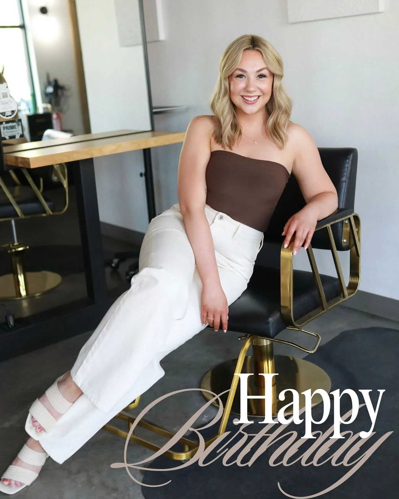 Happy Birthday Emma 🎈
Emma it&rsquo;s been a pleasure to see you grow so much in your career in such a short time. You are an incredible stylists and the queen of lived in colors. We appreciate everything you do extra for us at the salon including t