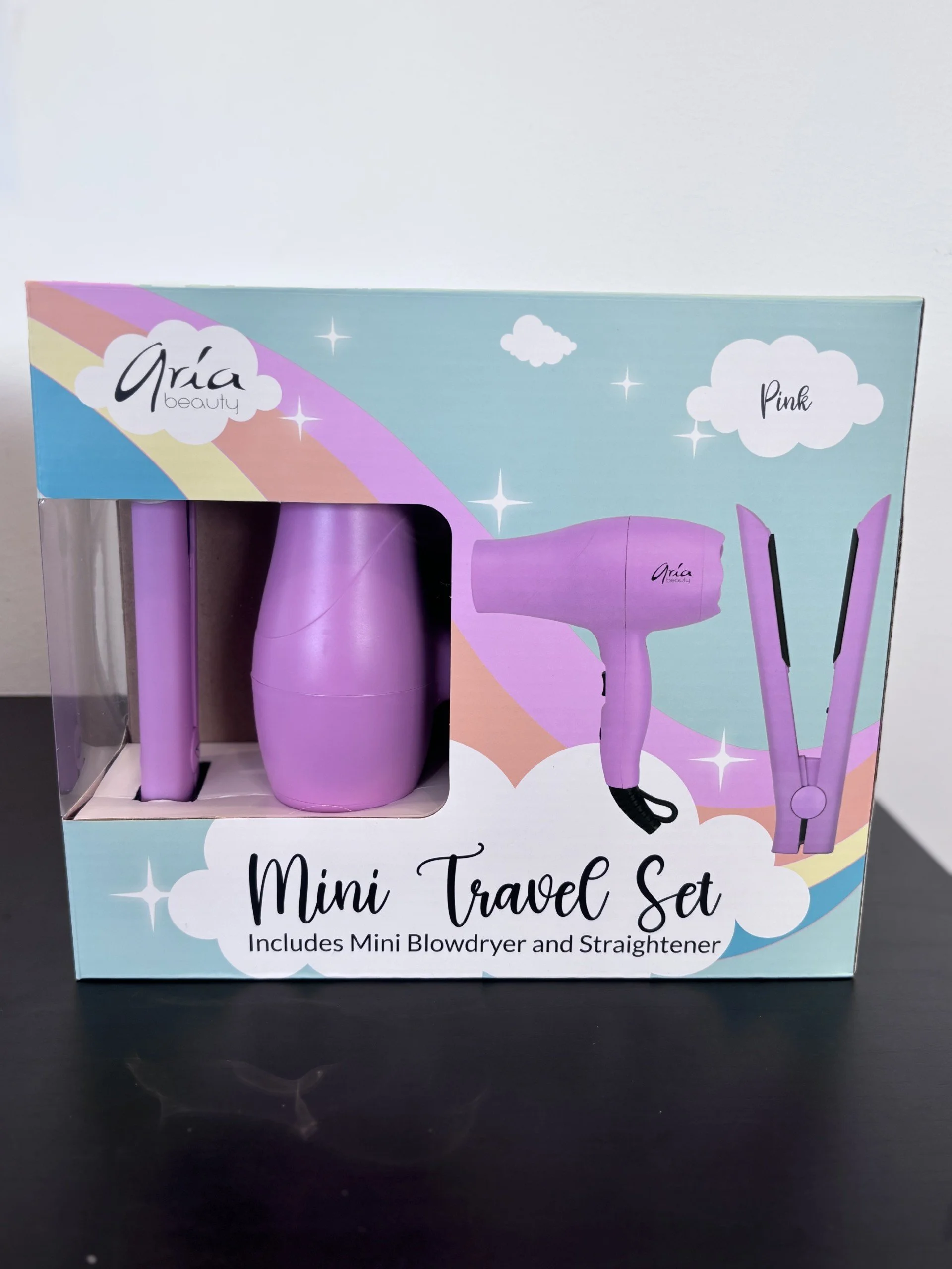 Aria Mini Travel Set-pink