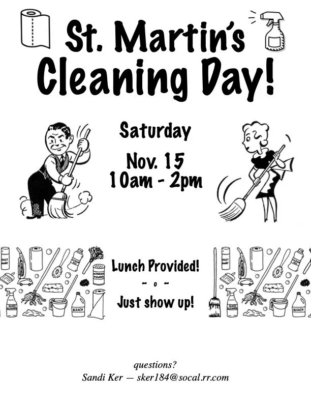 St. Martin's Cleaning Day! 