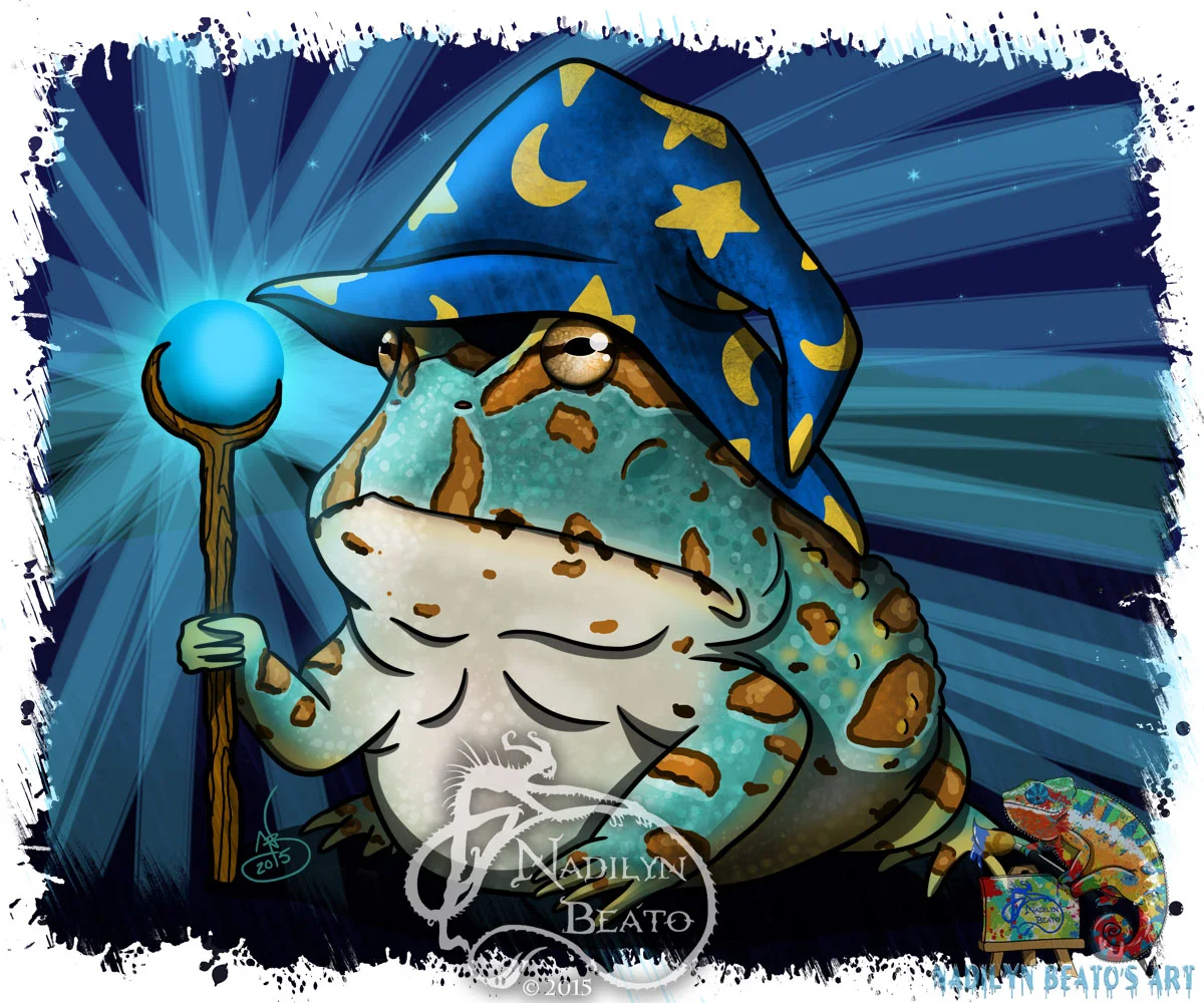 Pacman Frog Wizard 