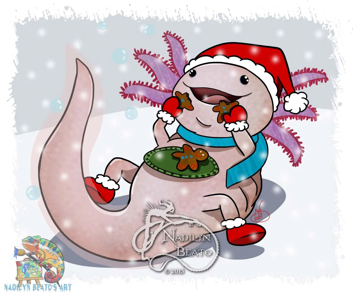 Christmas Axolotl
