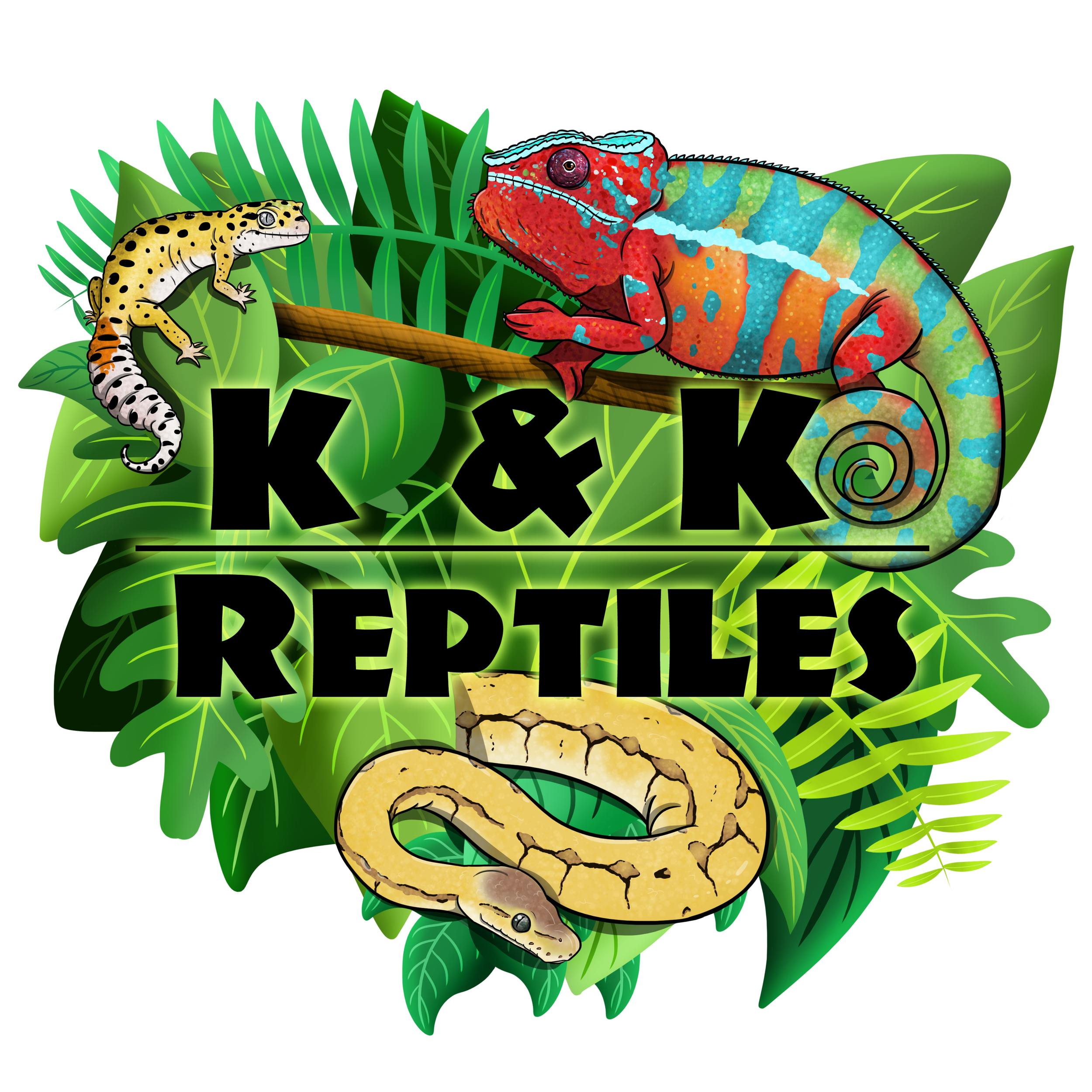 Logo Design for K & K Reptiles 