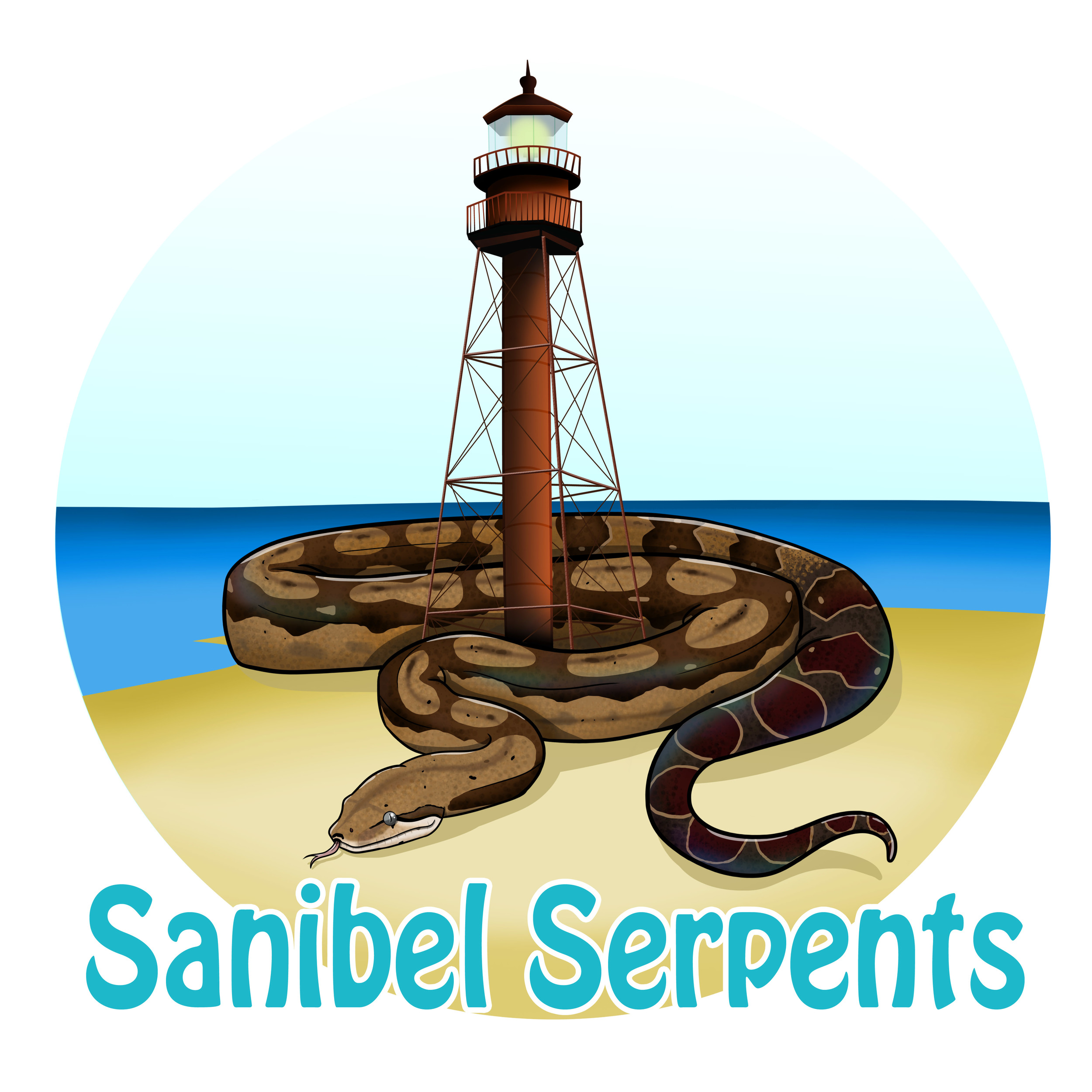 Logo Design for Sanibel Serpents