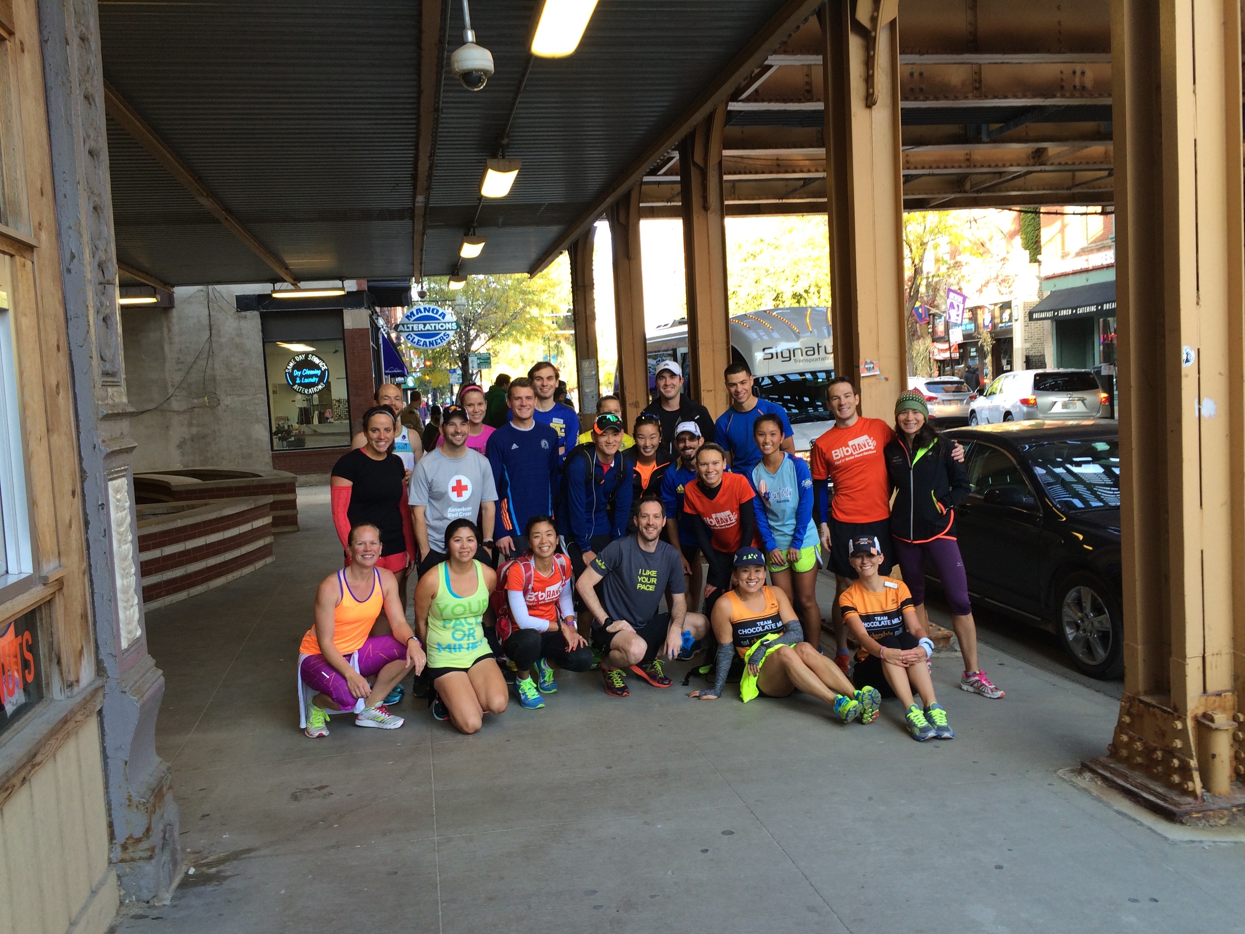 Always Running Forward shakeout run on Saturday morning.