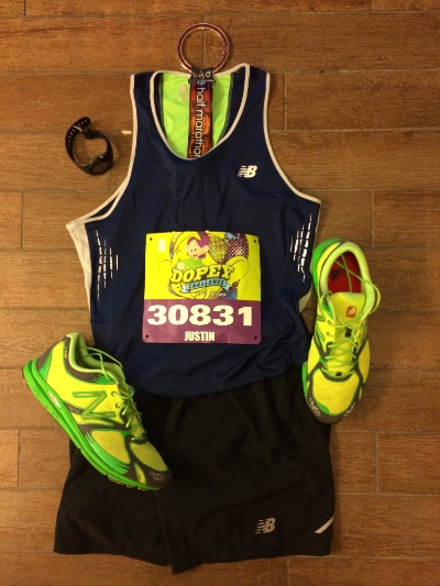 Half marathon setup.