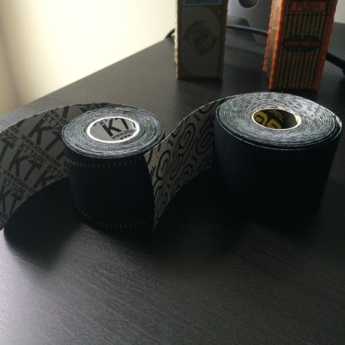 Both felt pretty sturdy with GO Tape edging out KT Tape for thickness.