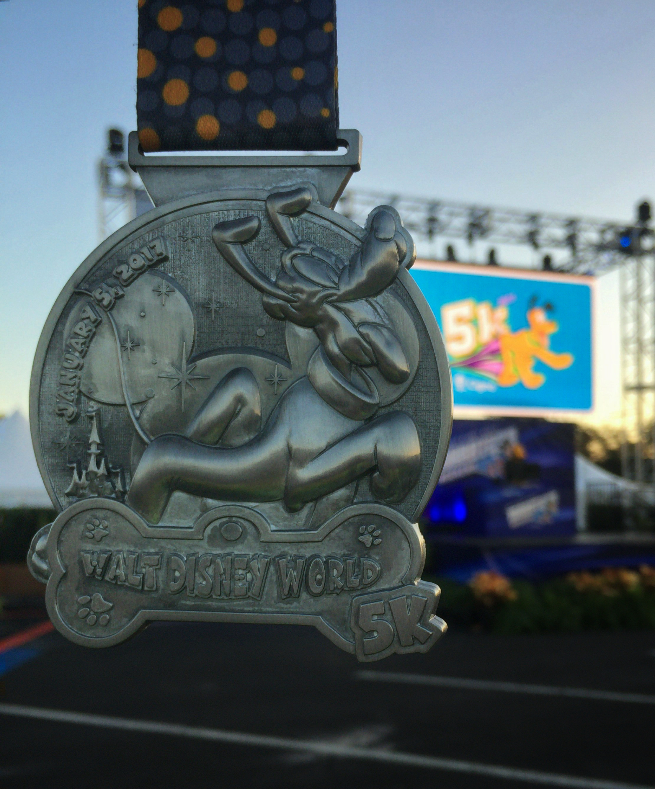 Getting our medal on.
