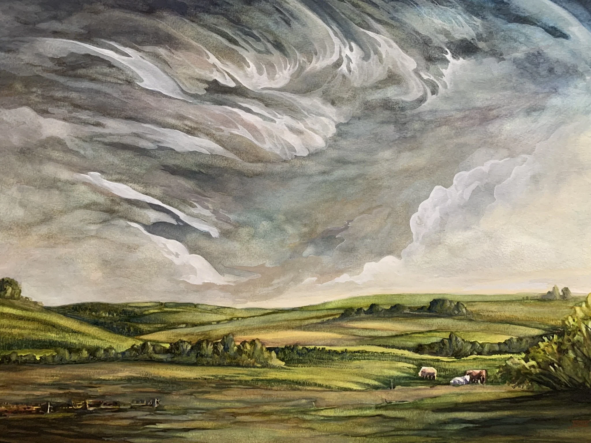 Entrance to Stone Valley (Landscape with Beasts No. 1)