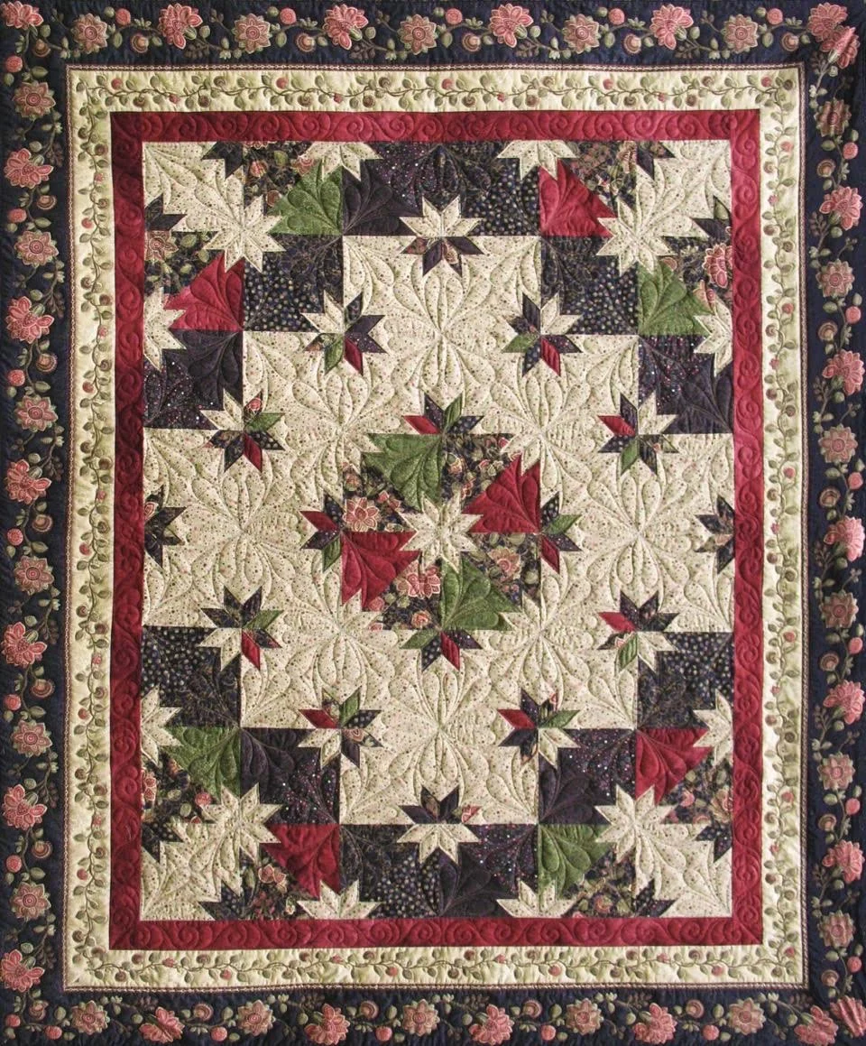 "La Belle" Designed and pieced by Deborah Kanenty, Quilter's Obsession