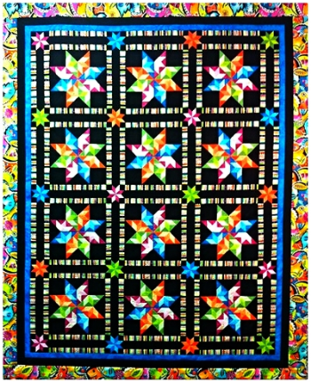 Pam Goggans Flying Swallows quilt provided inspiration for the workshop.