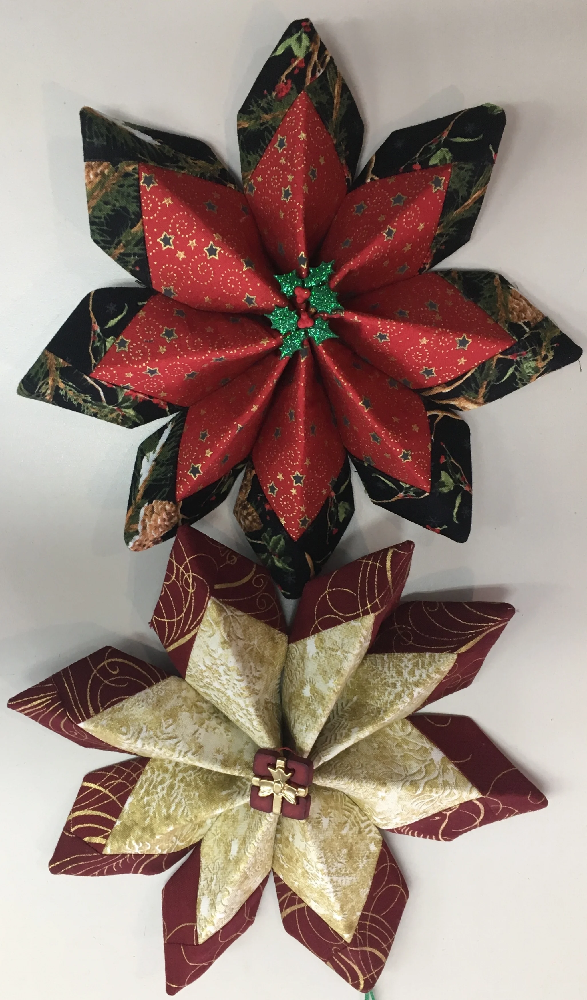 A pattern called "Holiday Stars" available at Cindy Bee's Quilt Shoppe in Espanola, Ont.