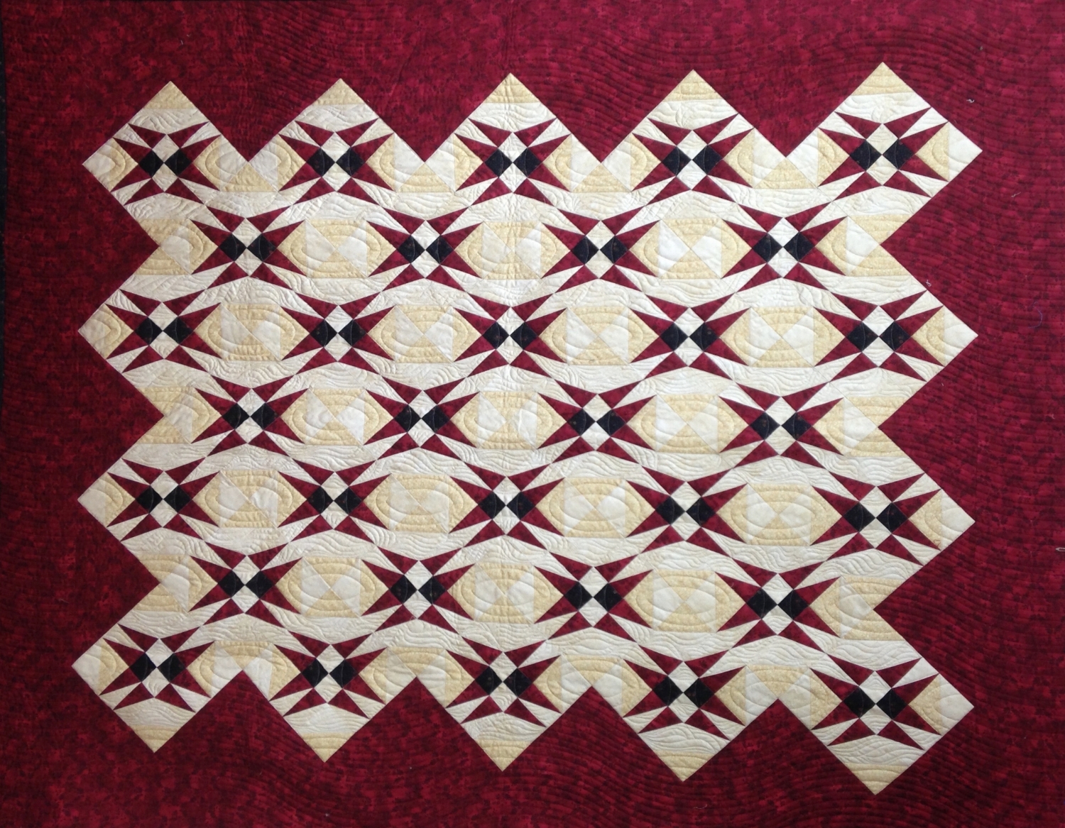 Carla's Di-RECT-ional pattern was featured in the September/October 2016 issue of Quiltmaker magazine.