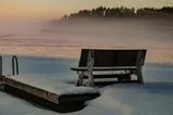"Waiting for the ice to melt". Photo courtesy of Lake Penache Campers and cottagers