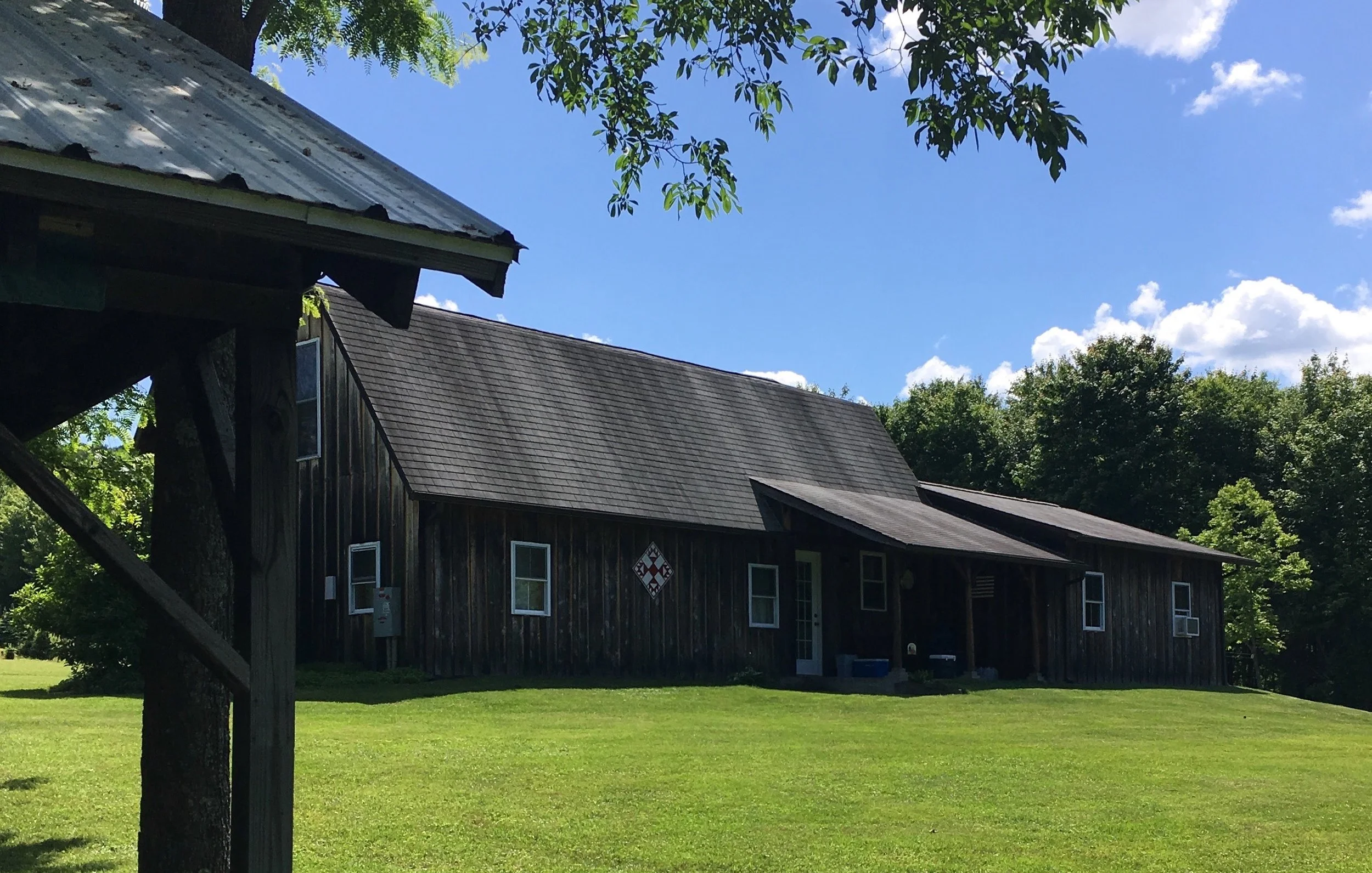 The quilting retreat house. 