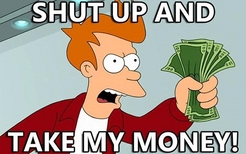 "Please, let me make you a millionaire!"