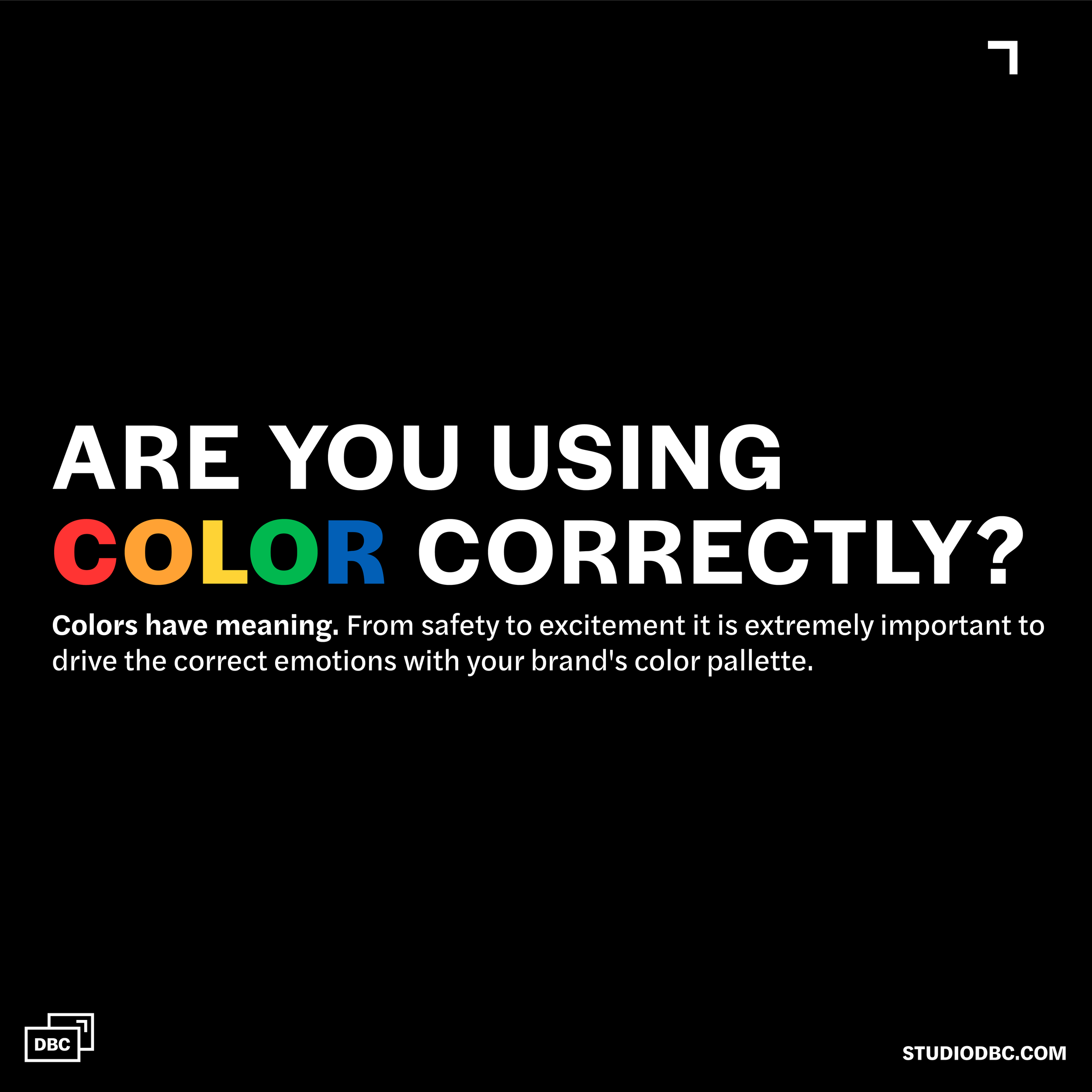 Are you using color correctly?