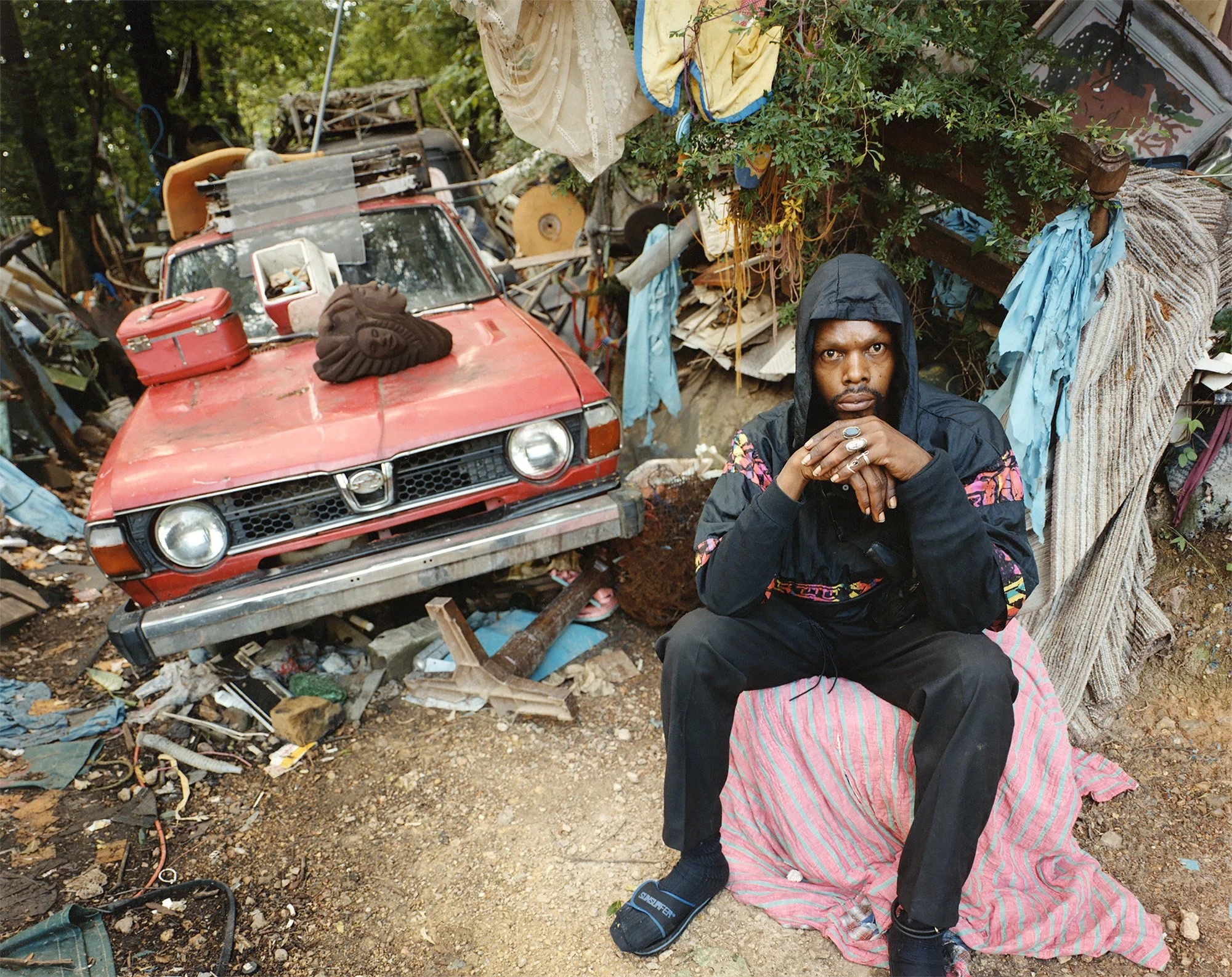Holley in Driveway, 1997