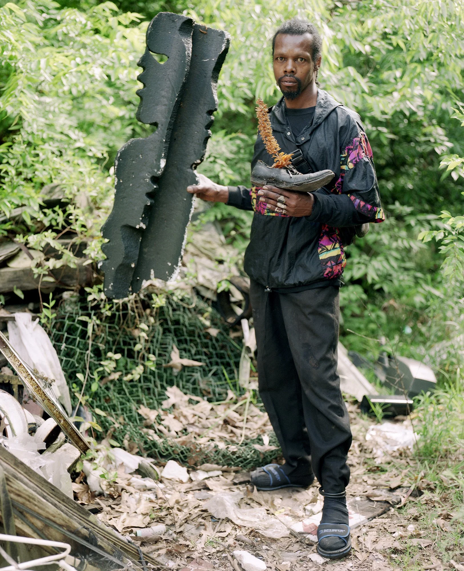 Lonnie Portrait with Shoe, 1997