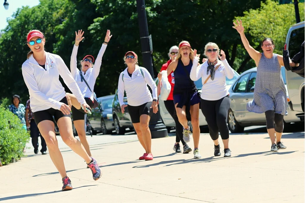 Having fun at the Head of the Charles