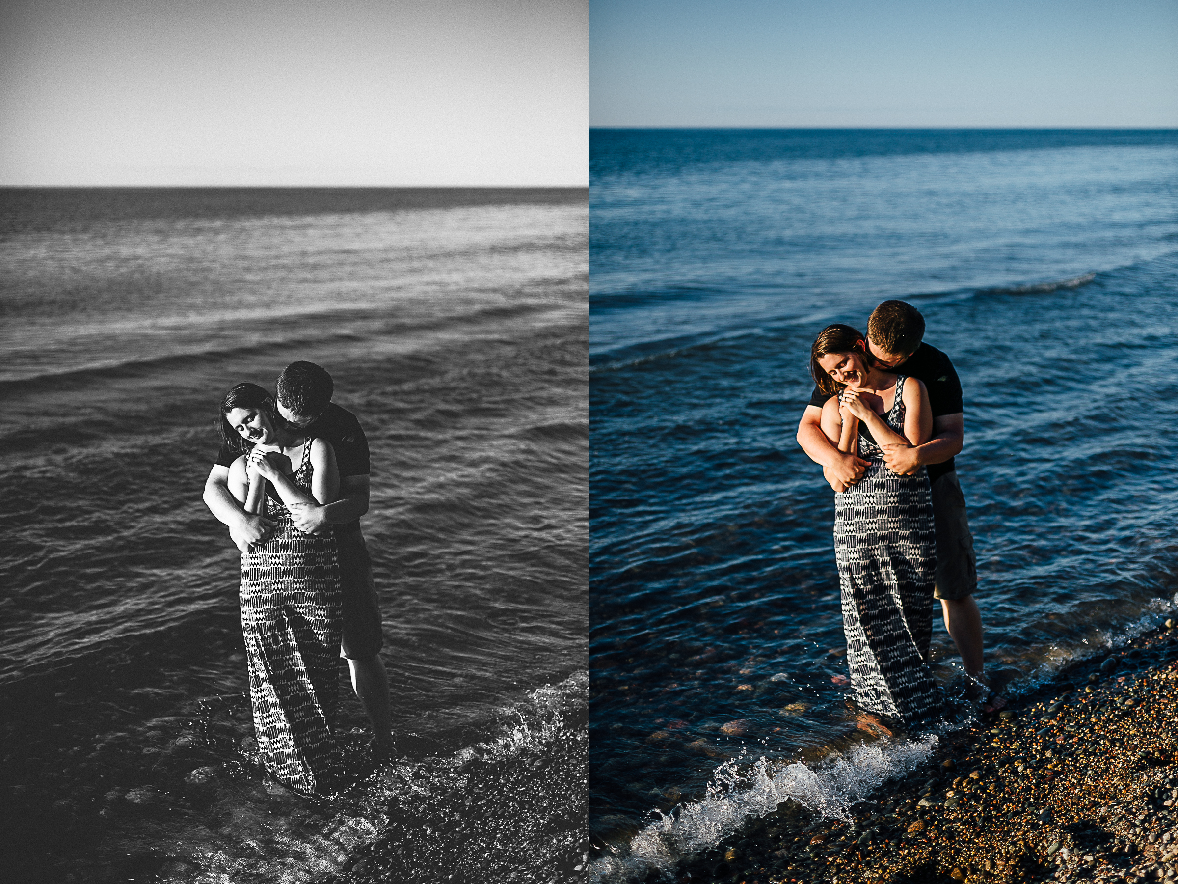 Steven & Jessica in Lake Superior - Corrie Mick Photography.jpg