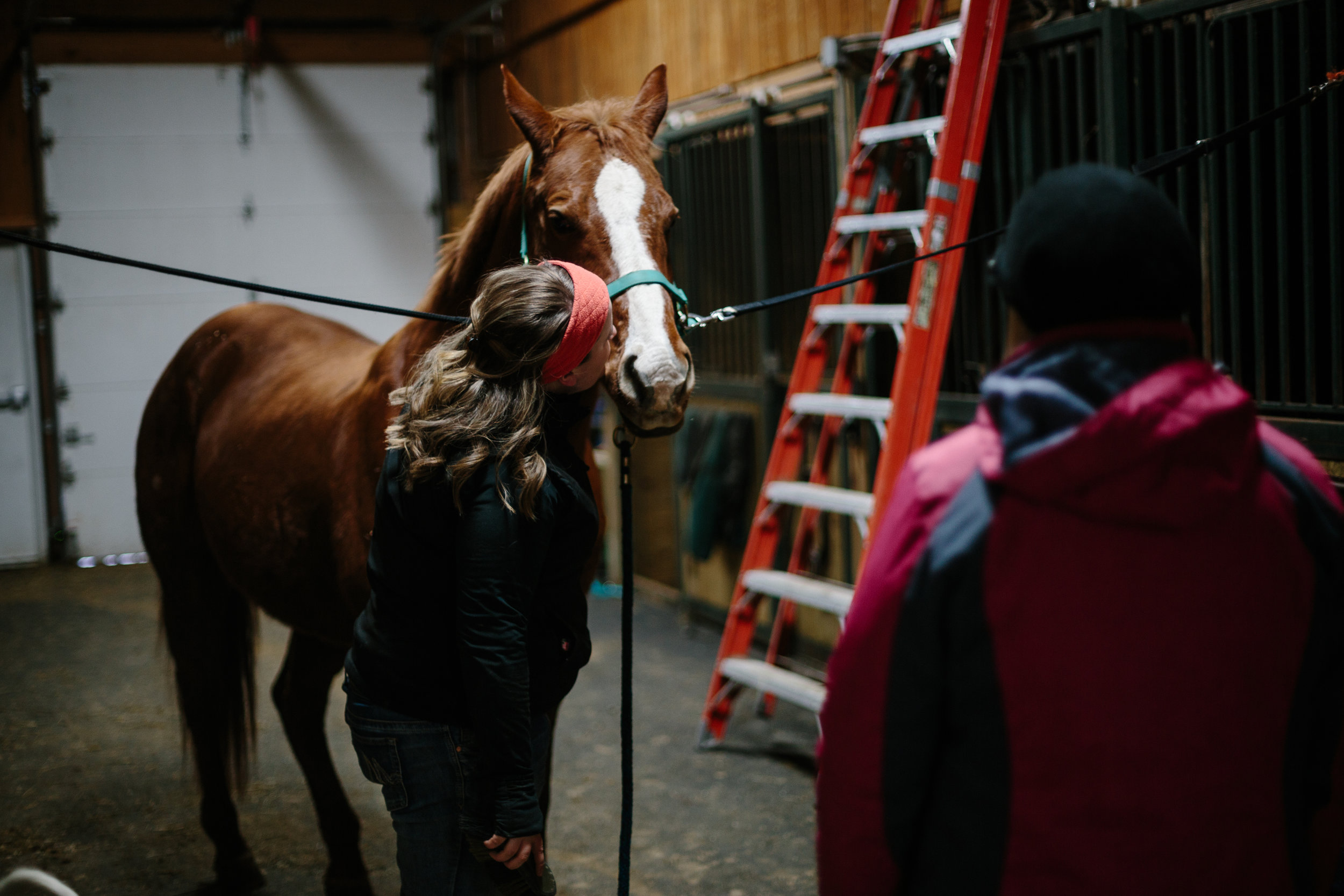 Jess & Shea at the Horse Barn in the Snow - Corrie Mick Photography-17.jpg