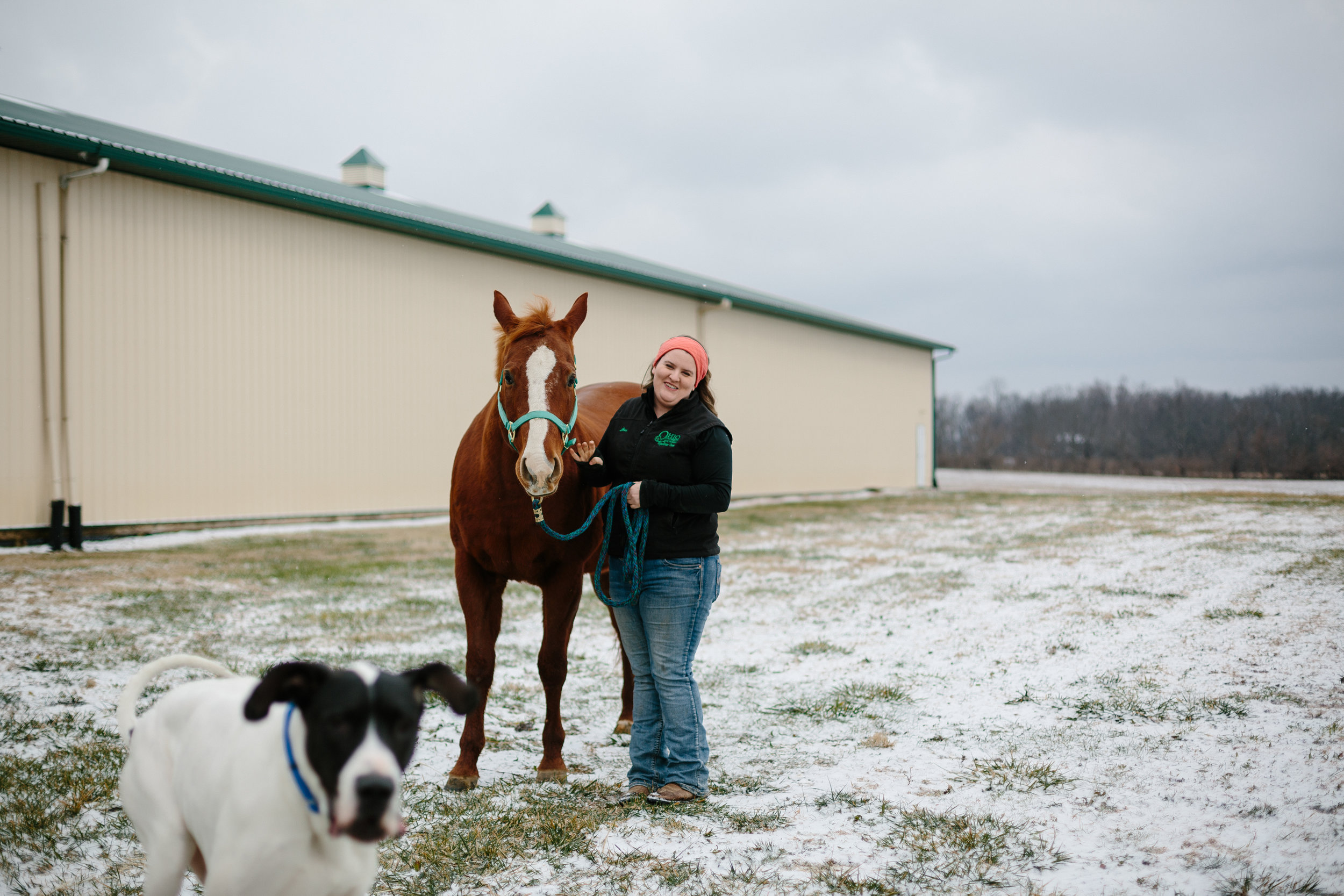 Jess & Shea at the Horse Barn in the Snow - Corrie Mick Photography-28.jpg