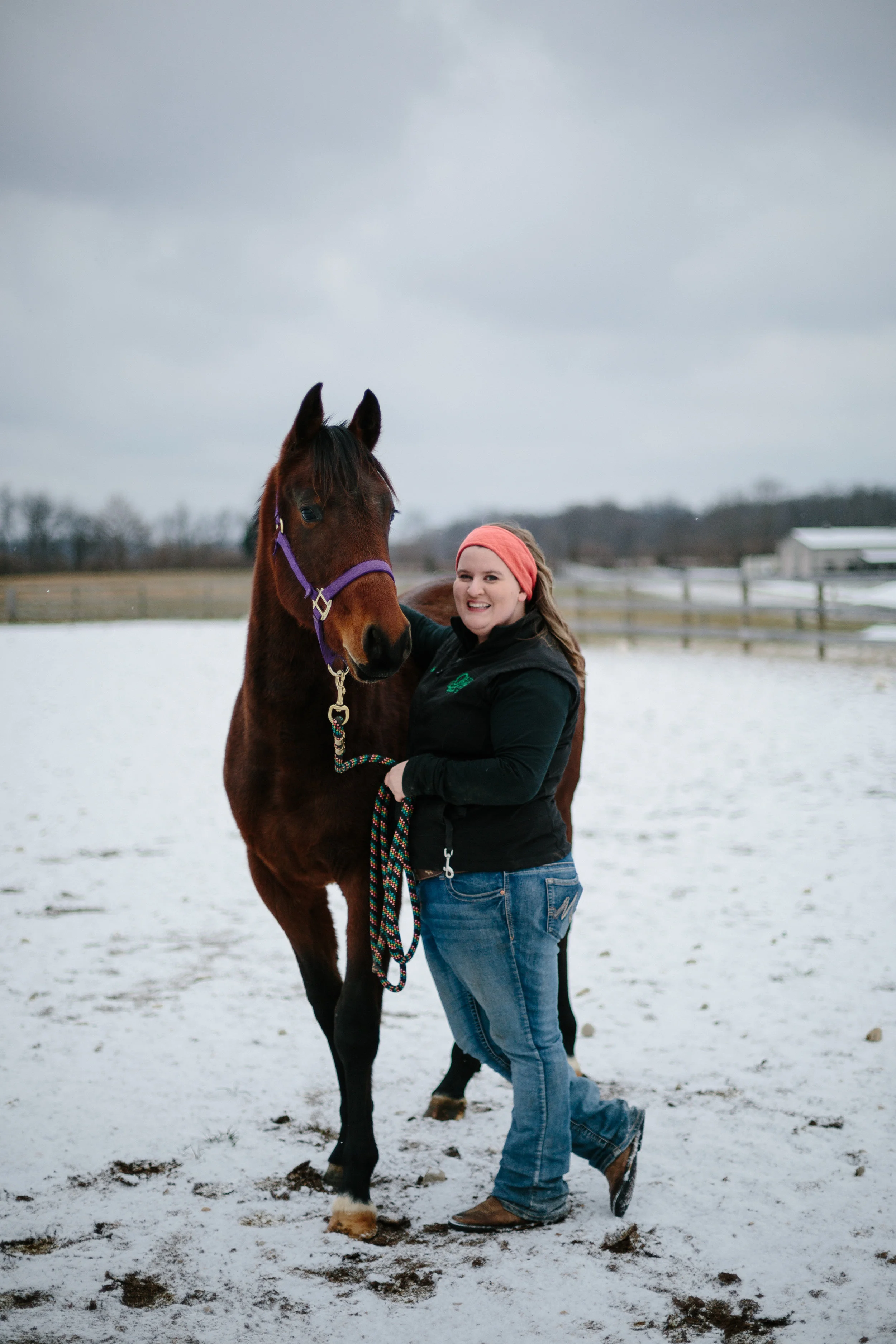 Jess & Shea at the Horse Barn in the Snow - Corrie Mick Photography-49.jpg