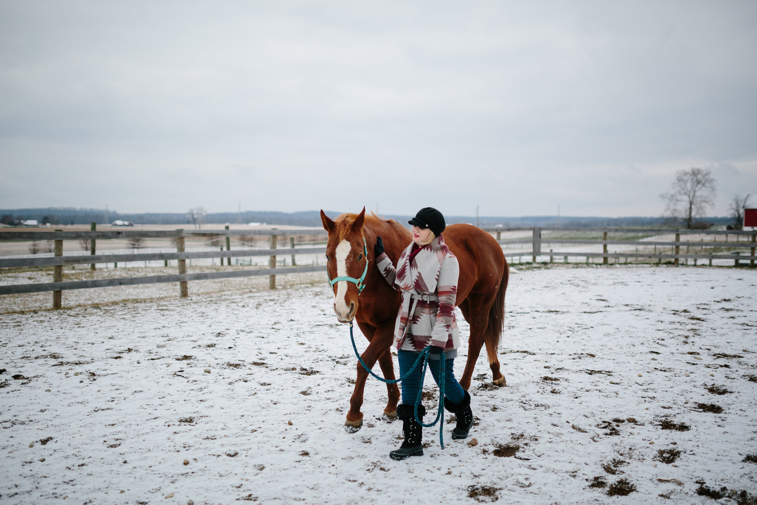 Jess & Shea at the Horse Barn in the Snow - Corrie Mick Photography-97.jpg