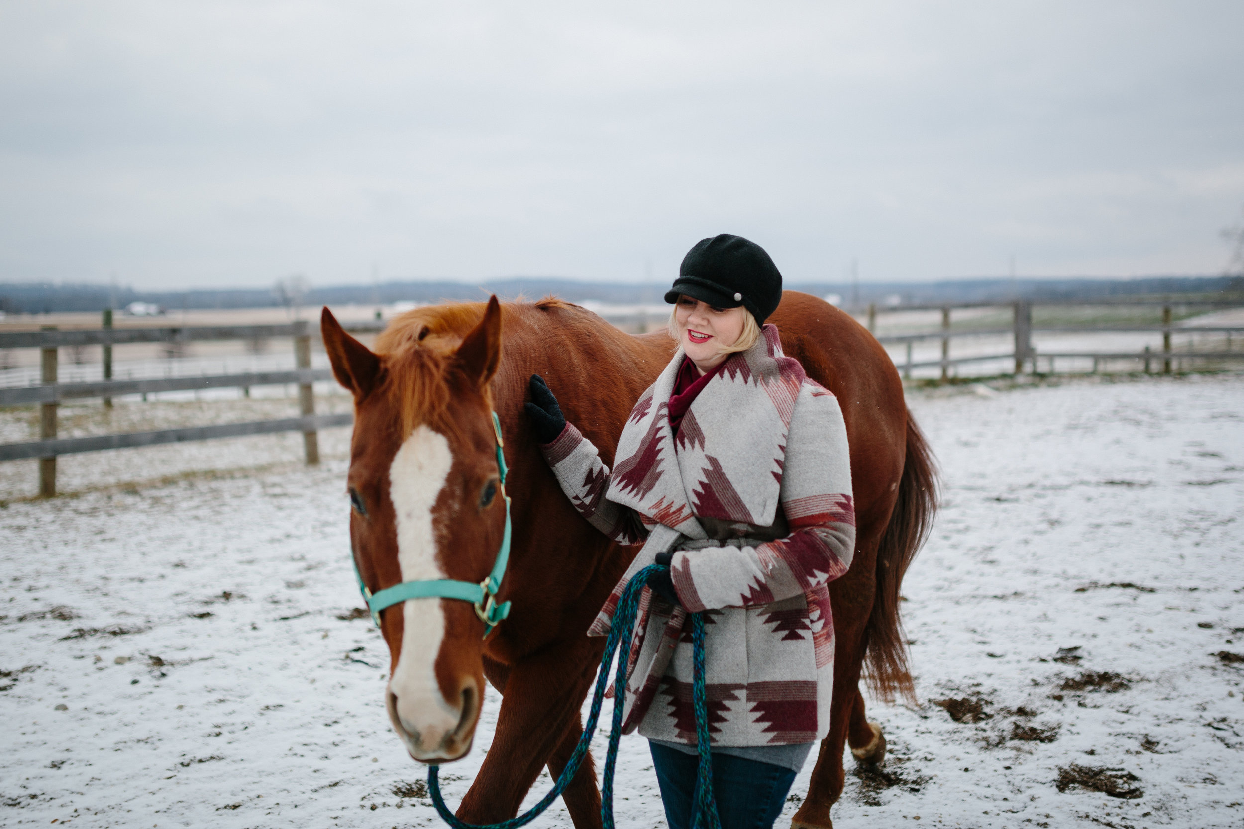 Jess & Shea at the Horse Barn in the Snow - Corrie Mick Photography-98.jpg