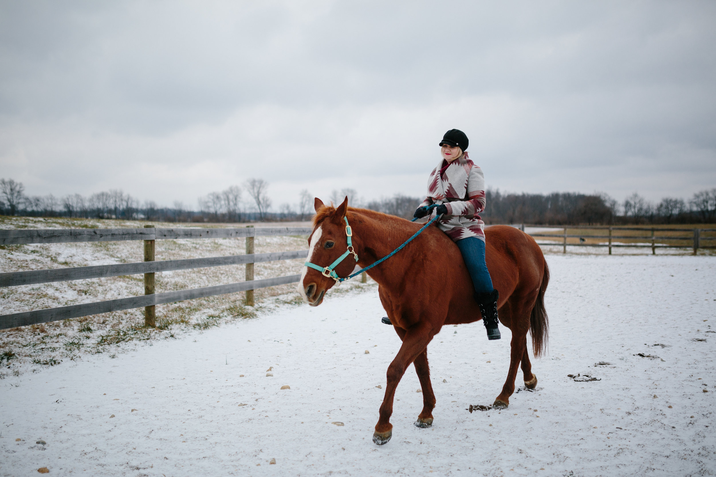 Jess & Shea at the Horse Barn in the Snow - Corrie Mick Photography-121.jpg