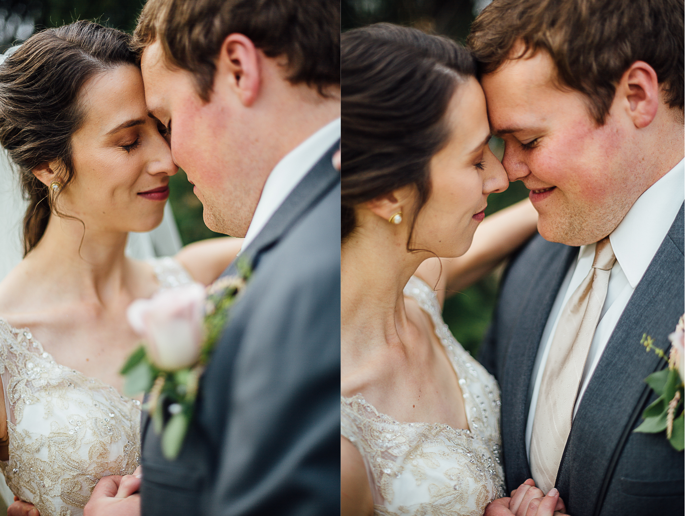 Intimate moment between bride and groom by Corrie Mick Photography.jpg