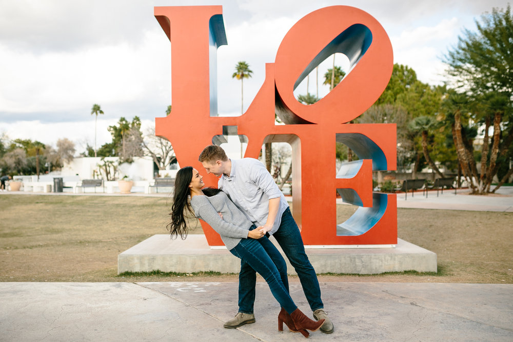 Smile-Filled Old Town Scottsdale, Arizona Engagement Session