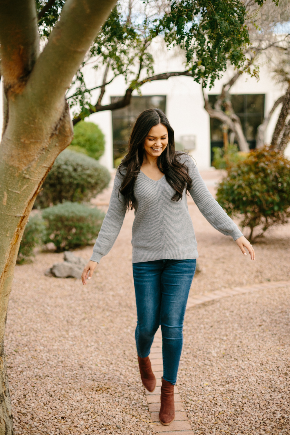 Smile-Filled Old Town Scottsdale, Arizona Engagement Session