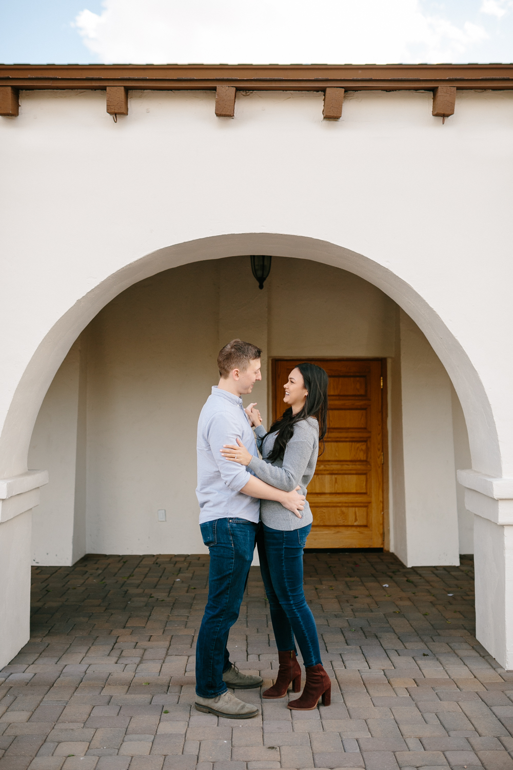 Smile-Filled Old Town Scottsdale, Arizona Engagement Session