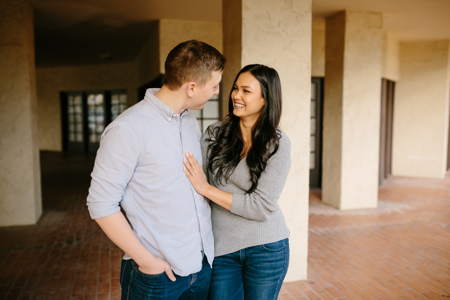 Smile-Filled Old Town Scottsdale, Arizona Engagement Session