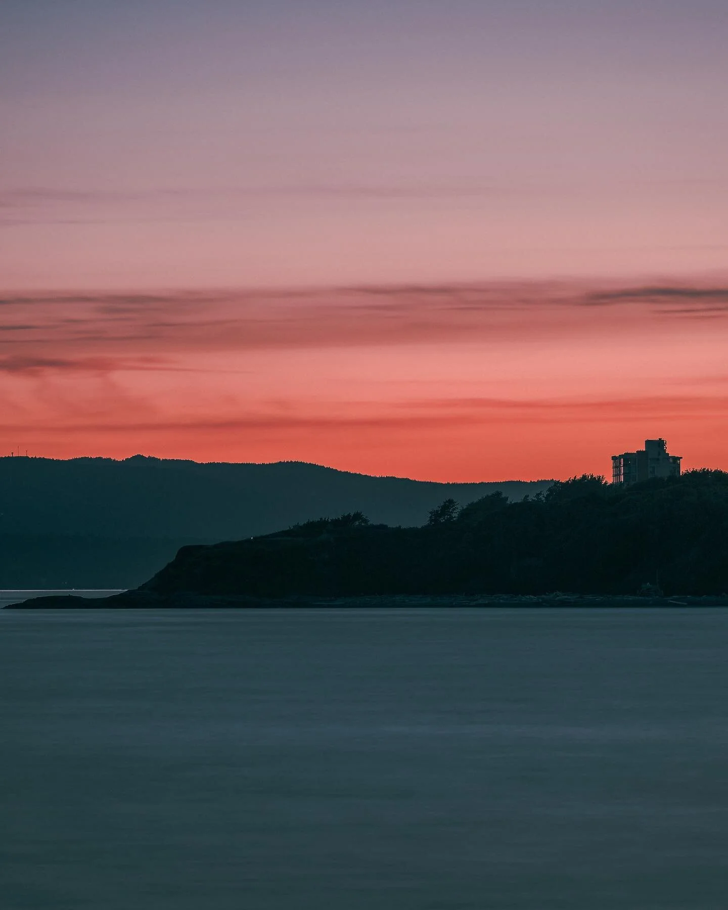 West Coast gradients just never get old. This was taken towards the end of Summer 2019 from Clover Point, looking towards Finlayson Point. I always loved walking around in this area, listening to the ocean, watching kite surfers, kite flyers, and dog