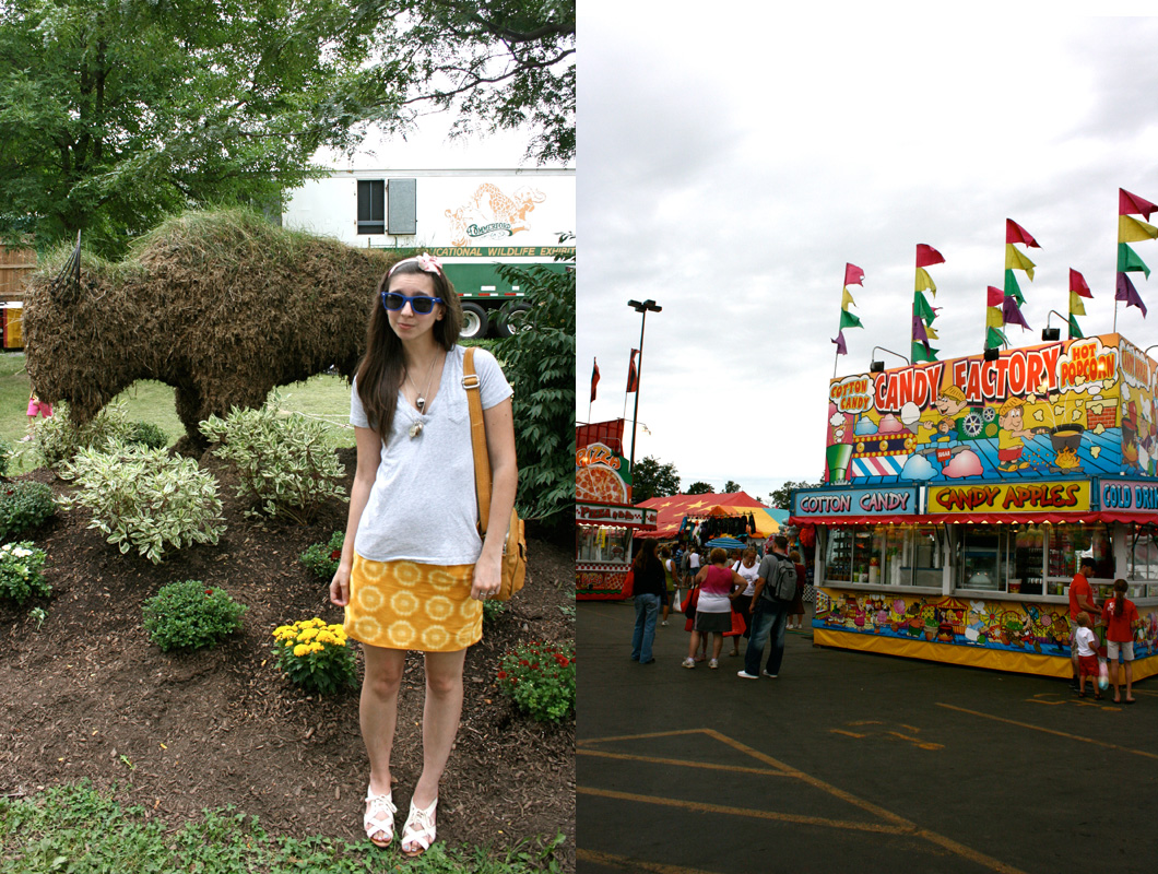 Erie County Fair. 
I love Buffalo. and I love fairs. 