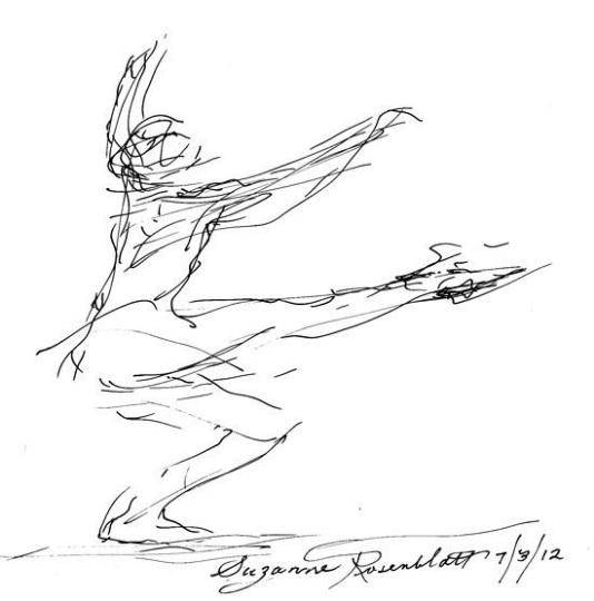 drawing of Gerald's class by Suzanne Rosenblatt
