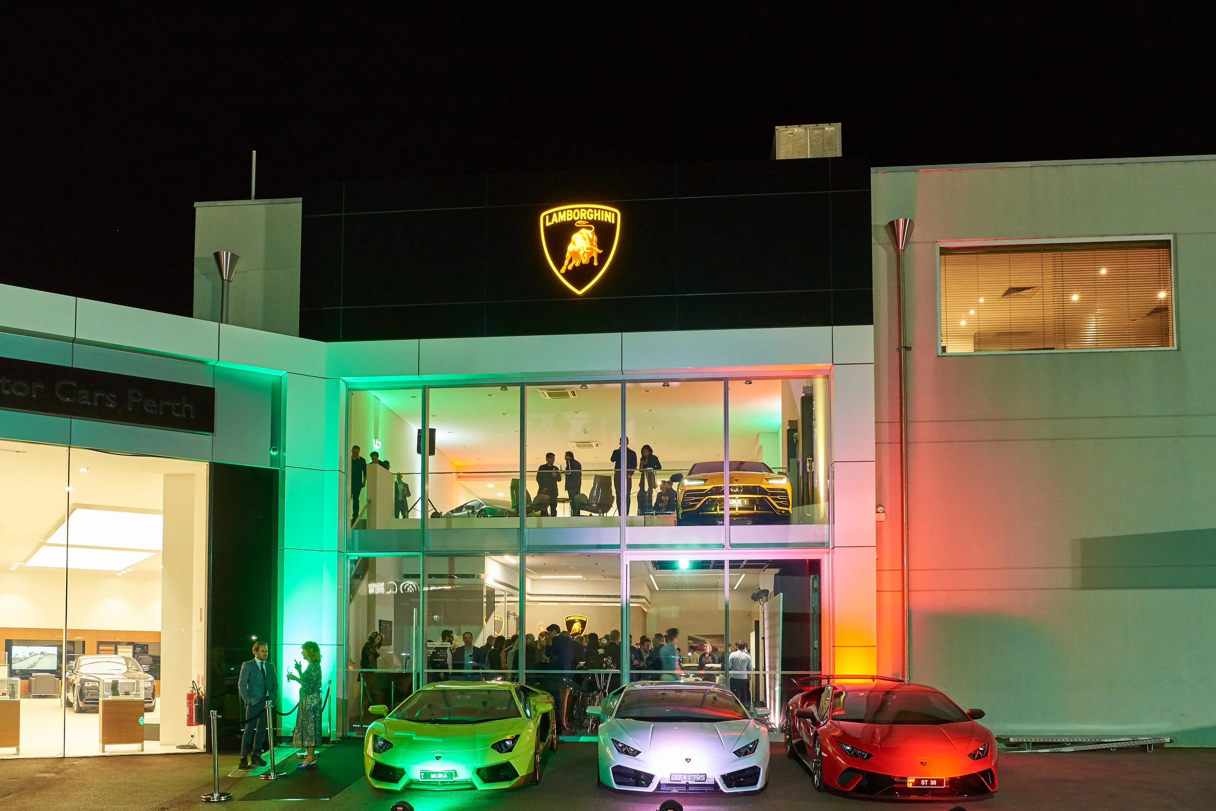 Exterior facade of Lamborghini Perth Showroom.jpg