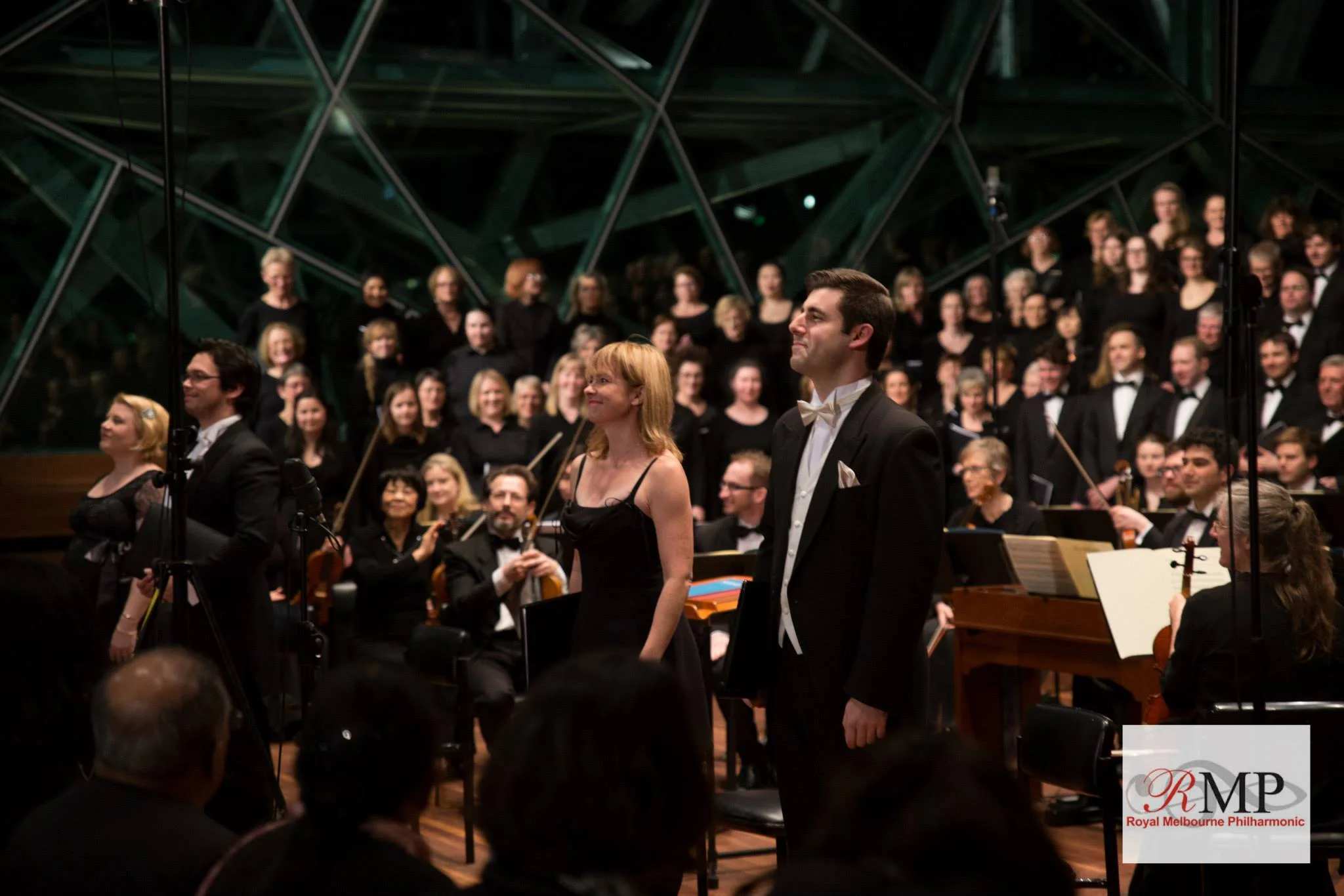 Onstage with the Royal Melbourne Philharmonic, 2014