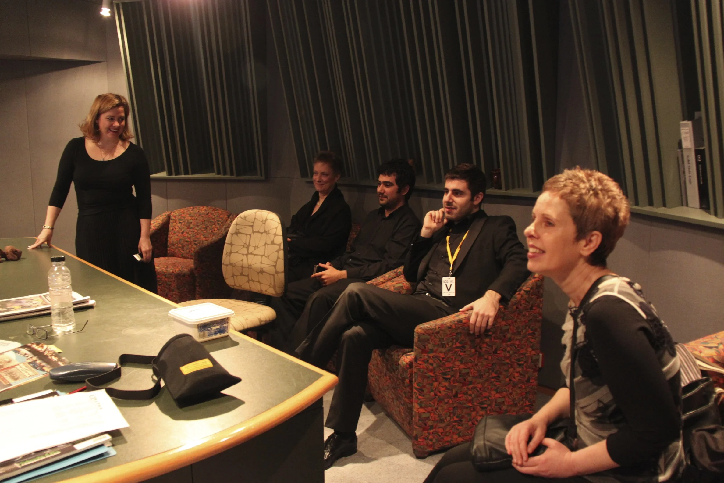 Backstage with Sally-Anne Russell, Merlyn Quaife, Amir Farid & Andrea Katz. ABC Classic FM - Sunday Live, 2012