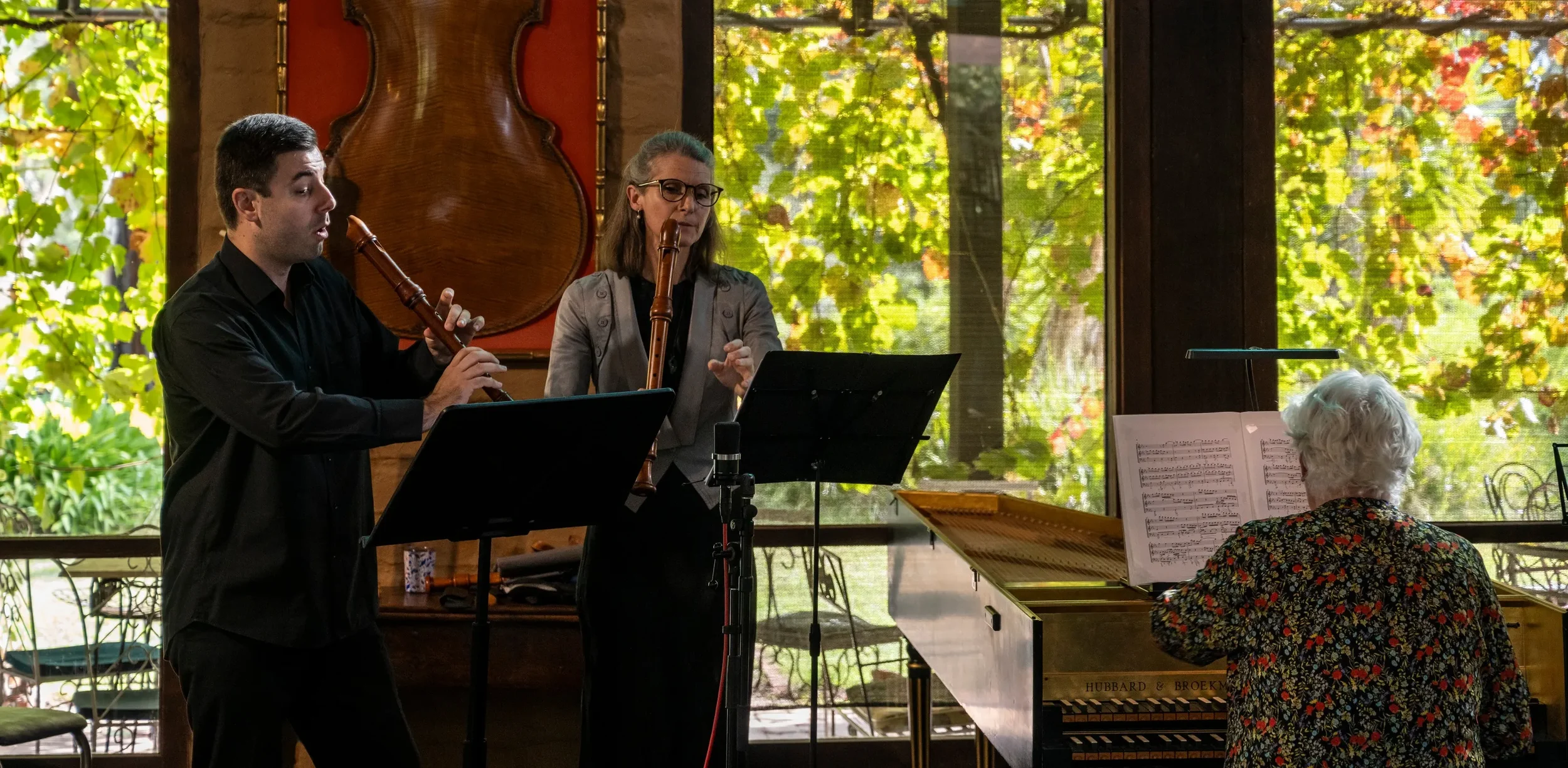 Telemann with Kamala Bain and Ann Morgan, March 2026.