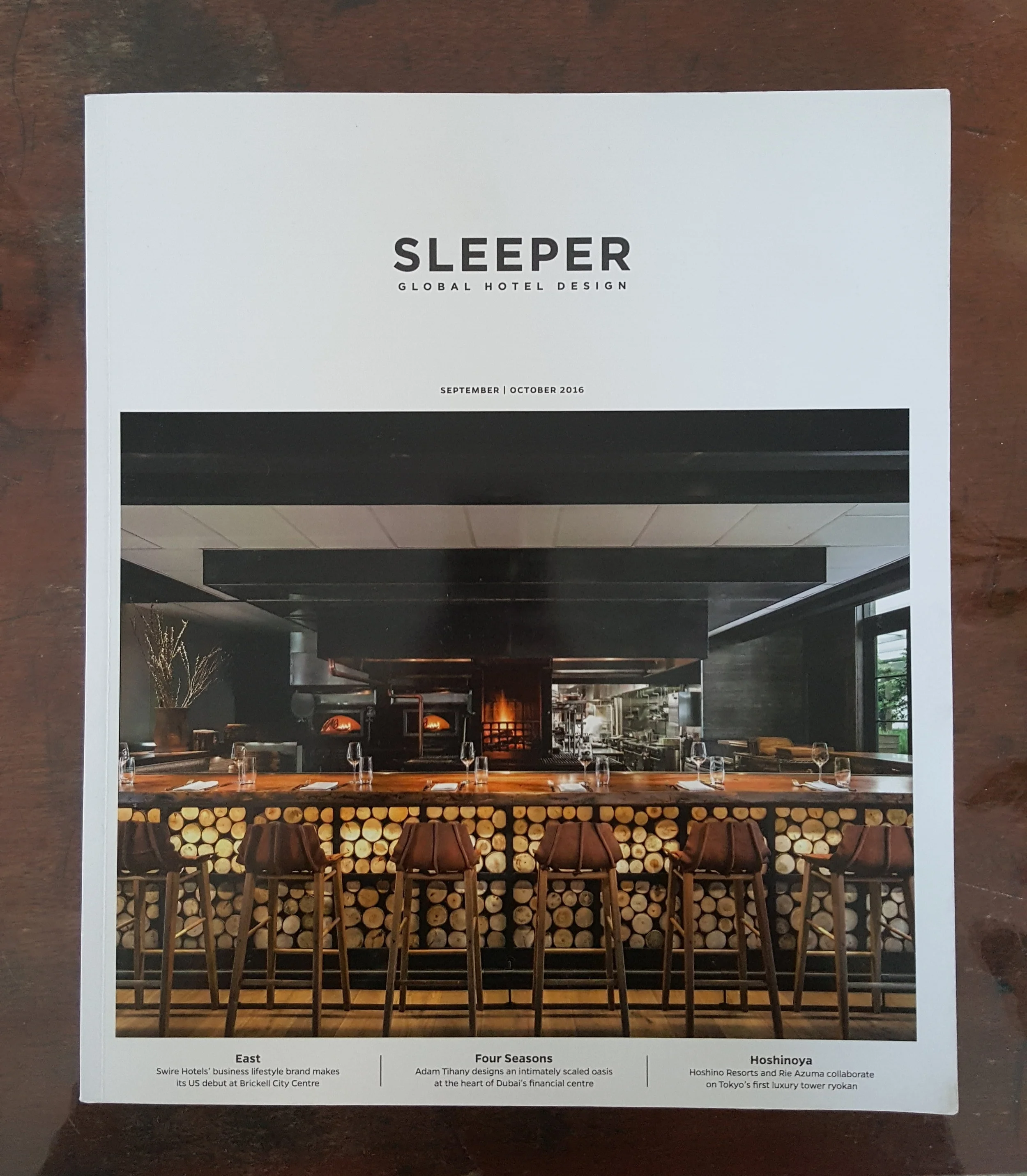 Sleeper Magazine, front cover- Oct 2016