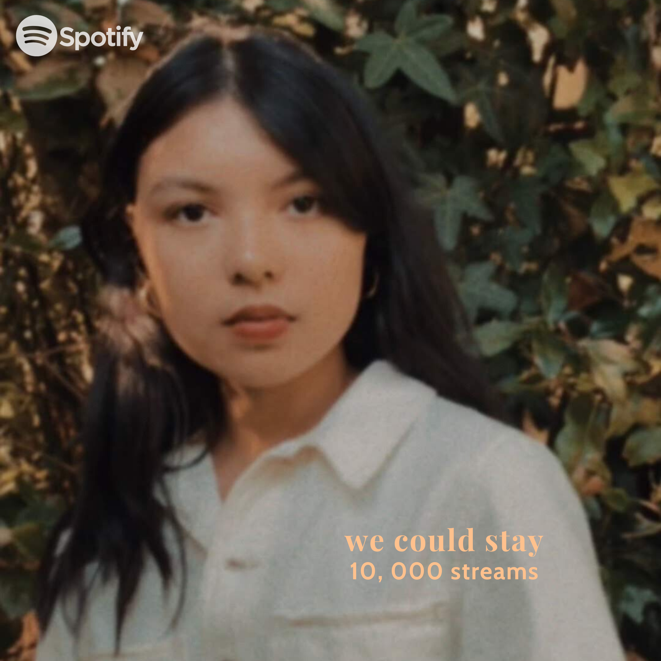 we could stay reached 10,000 streams!