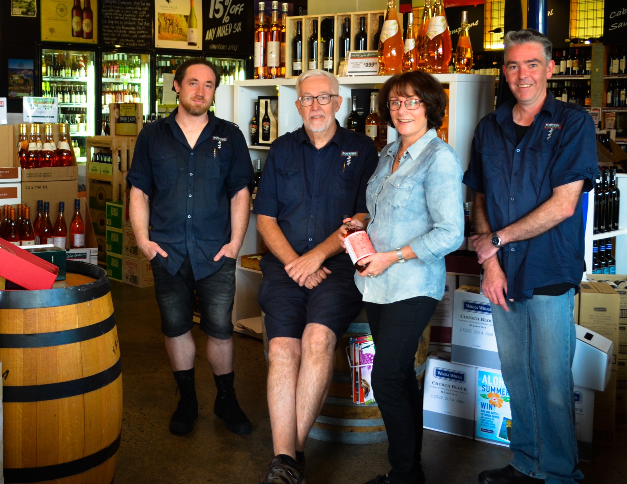 Porter’s Team: Jason Hain, Steve Murray, Karen Nicholls and Ian Nicholson