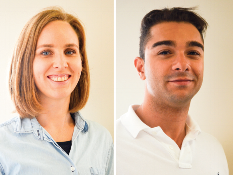 New chiropractors Pru Bolton and Bader Eldejany